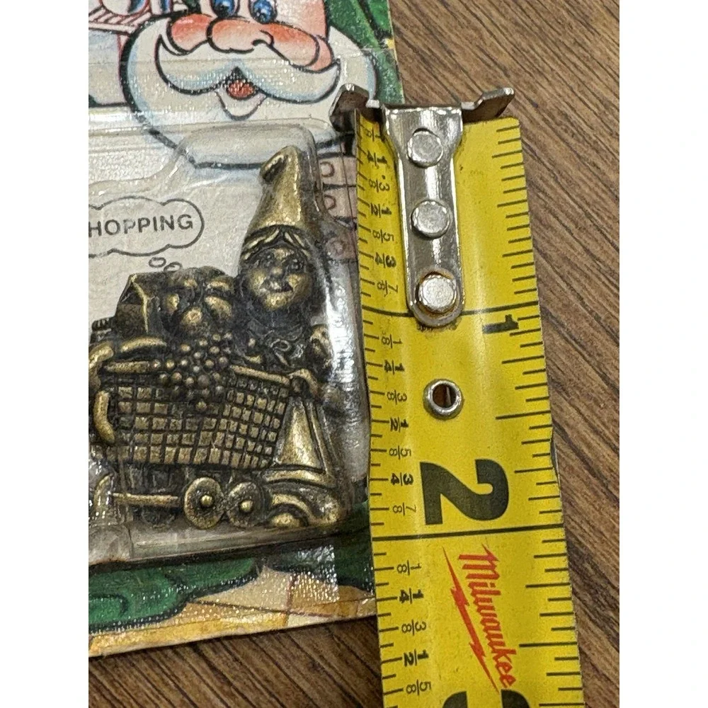 Vintage Pair Of Kitchen Imps Memo Holders (magnets)  Gnomes Refrigerator Magnets